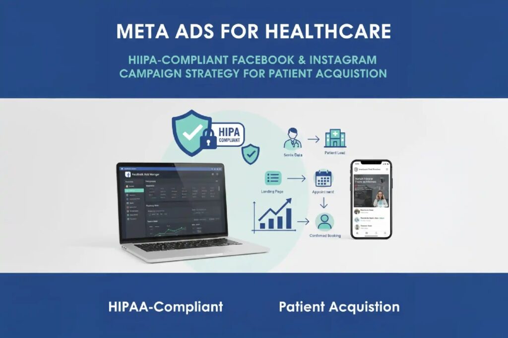 Meta Ads for Healthcare: HIPAA-Compliant Facebook & Instagram Campaign Strategy for Patient Acquisition