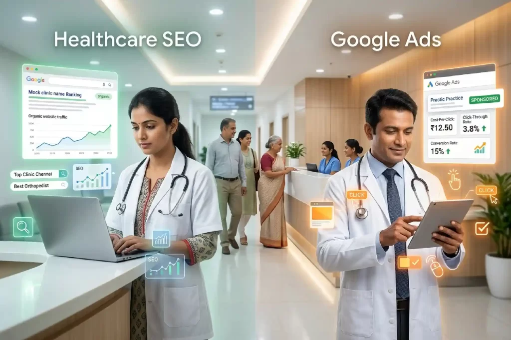 Healthcare SEO vs Google Ads: Which Channel Generates More Patients for Your Clinic in Chennai?