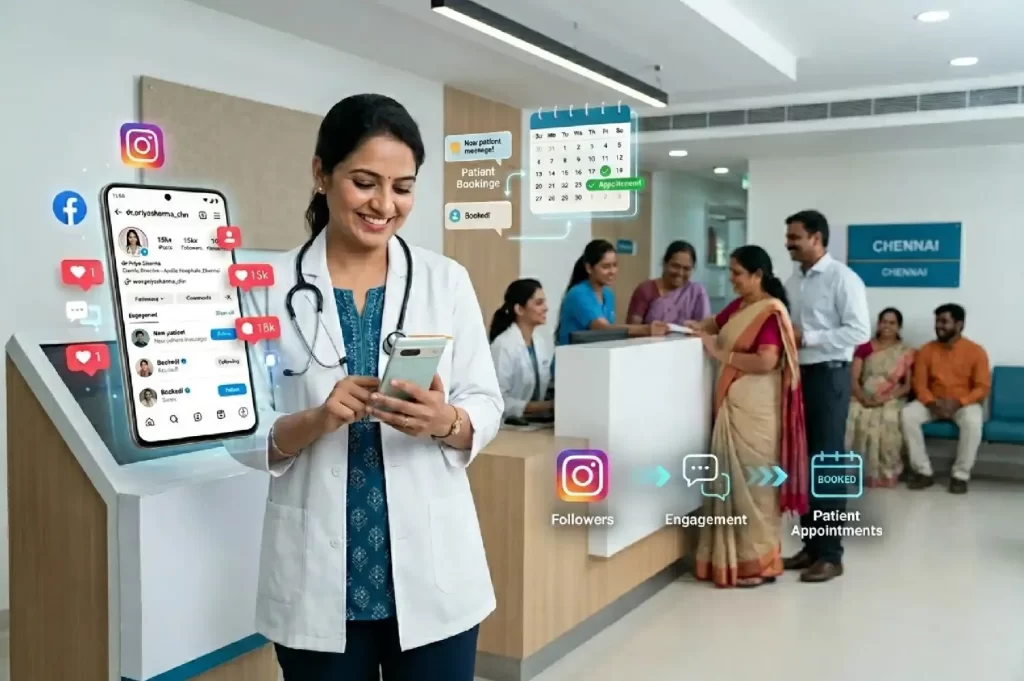 Social Media Marketing for Doctors in Chennai: How to Turn Followers into Patients on Instagram and Facebook