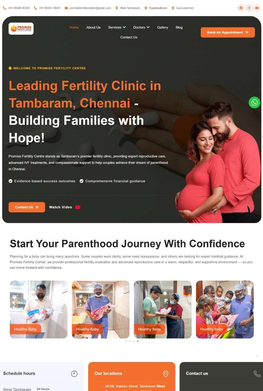 Promise Fertility Center | Digital Marketing Case Study