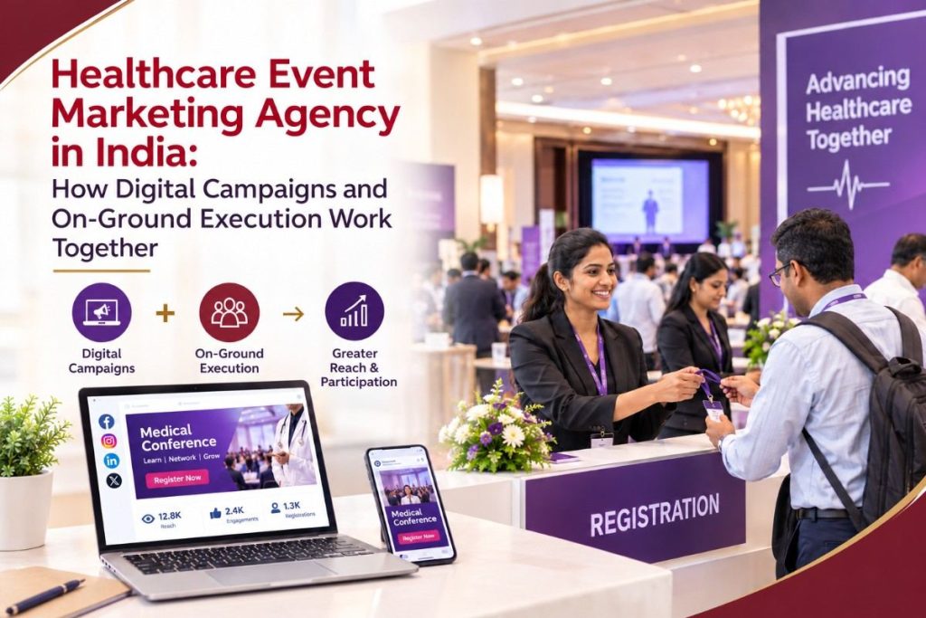 Healthcare Event Marketing Agency in India: How Digital Campaigns and On-Ground Execution Work Together